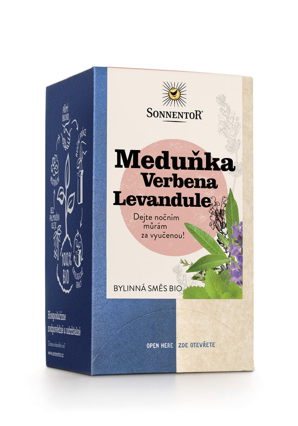 Sonnentor Bylinná směs Meduňka Verbena Levandule - nálevové sáčky (18 x 1,3 g)