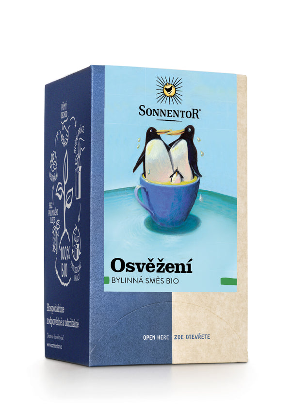 Sonnentor Bylinná směs Osvěžení BIO - nálevové sáčky (18 x 1,2 g)