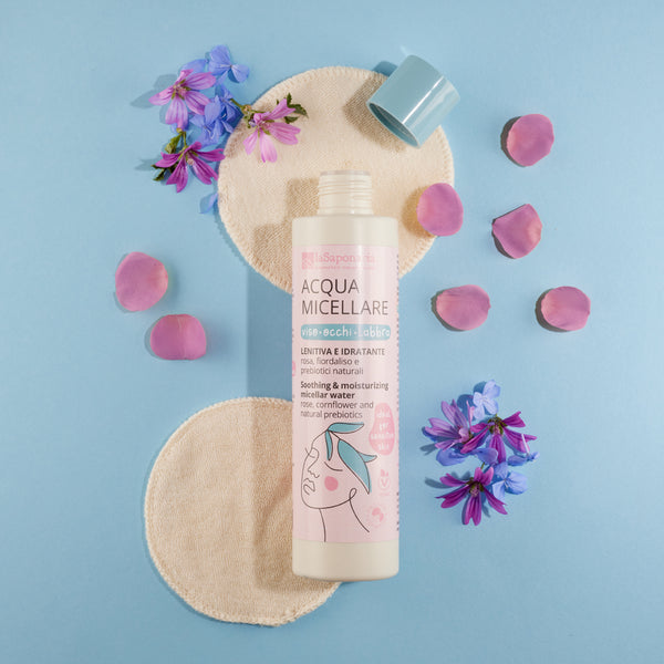 Hydratačná micelárna voda laSaponaria s prebiotikami (200 ml)