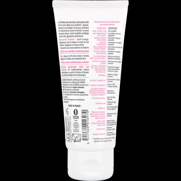 SO’BiO étic Krém hydratační hypoalergenní s Aloe vera pro celou rodinu BIO (100 ml)