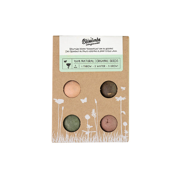 Kvetinové bomby - mini darčeková sada (4 ks)