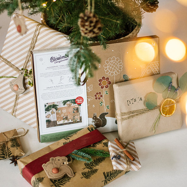 Kvetinové bomby - vianočná sada pre domácich majstrov (9 ks)