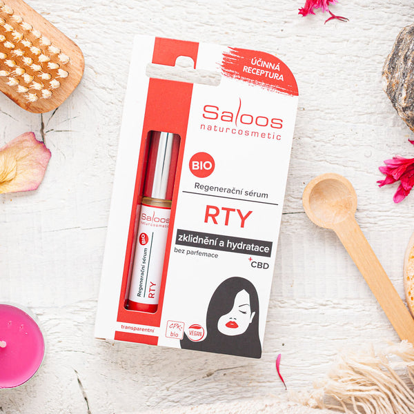 Saloos Hydratačné CBD sérum na suché a popraskané pery <tc>BIO</tc> (7 ml)