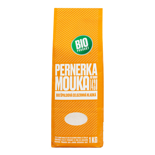 210109 Mouka špaldová celozrnná hladká 1 kg BIO PERNERKA-1