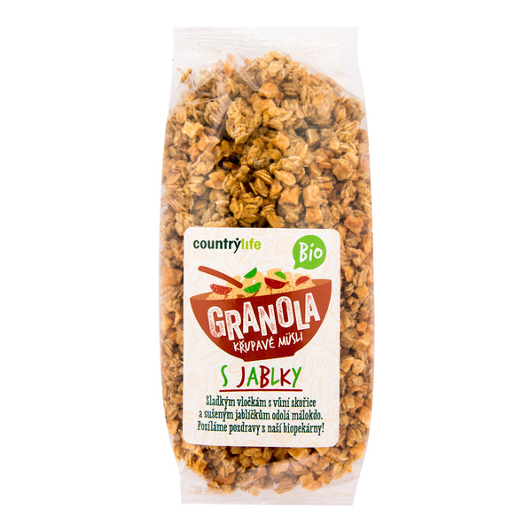 230007 Granola - Křupavé müsli s jablky 350 g BIO COUNTRY LIFE-1