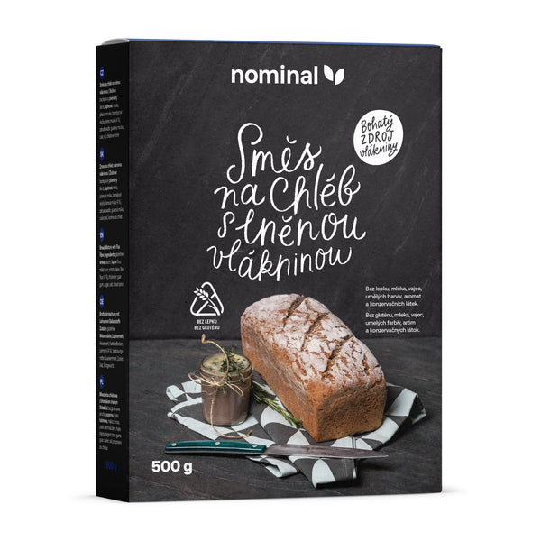243022 Směs na chléb s lněnou vlákninou bezlepkový 500 g NOMINAL-1