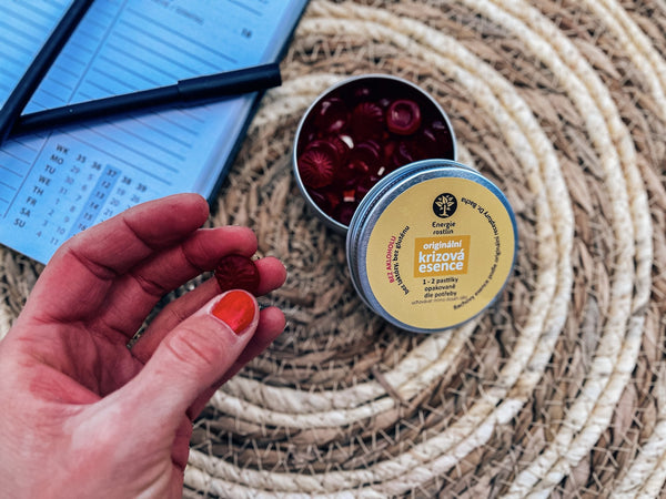 Energia rastlín Bachove esencie Krízová esencia - pastilky + prehr. náplň (50 g + 100 g)