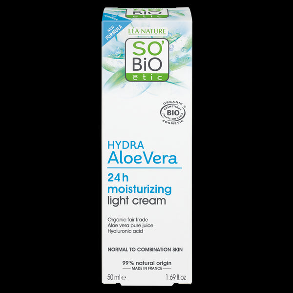 SO’BiO étic Krém lehce hydratující denní s Aloe Vera BIO (50 ml)