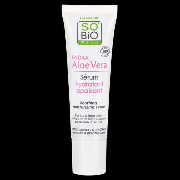 SO’BiO étic Sérum pleťové s Aloe vera - zklidnění a hydratace pro citlivou pleť BIO (30 ml)