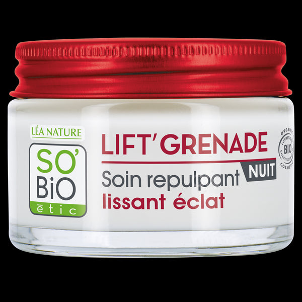 SO’BiO étic Krém noční rozjasňující proti vráskám Lift'Grenade BIO (50 ml)