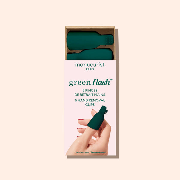 Manucurist klipy na odstraňovanie gélového náteru Green Flash LED (5 ks)