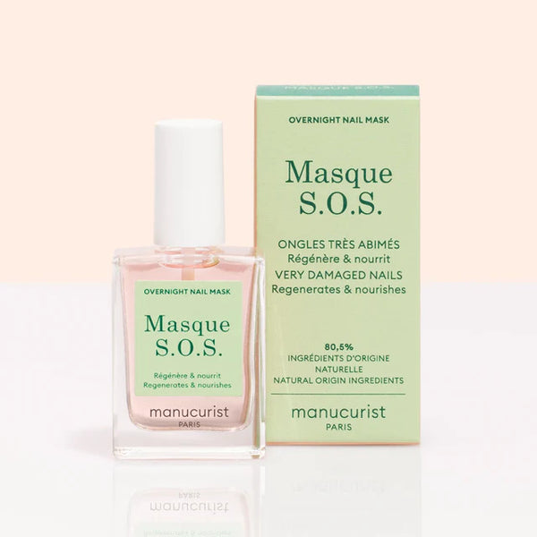 Manucurist S.O.S. Regenerační noční maska na nehty (15 ml)