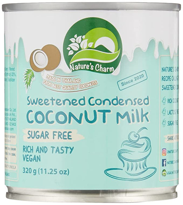 Nature's Charm Kokosové kondenzované mléko slazené erythritolem (320 g)