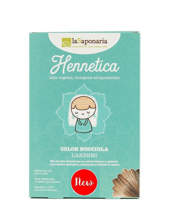 laSaponaria Prírodná farba na vlasy Lakshmi <tc>BIO</tc> (100 g) - lieskový orech - II. kvalita