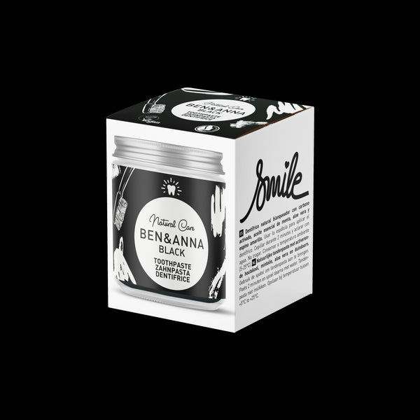 Zubná pasta Ben & Anna na bielenie zubov s aktívnym uhlím (100 ml)