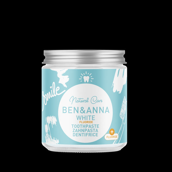 Ben & Anna Bieliaca zubná pasta s fluoridom (100 ml)