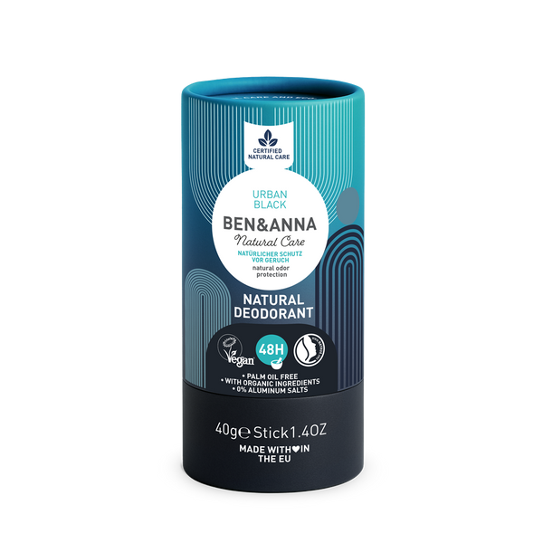 Tuhý dezodorant Ben & Anna (40 g) - Urban Black