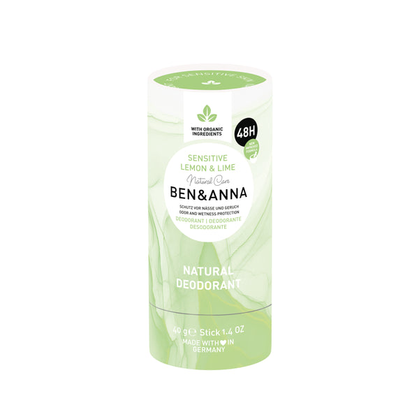 Dezodorant Ben & Anna Sensitive (40 g) - Citrón a limetka