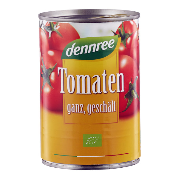 440185 Rajčata celá loupaná 400 g BIO DENNREE-1