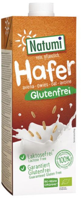 Natumi Ovesný bezlepkový nápoj neslazený BIO (1 l)