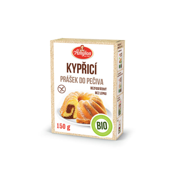 450040 Prášek kypřicí do pečiva bez fosfátů bezlepkový 150 g BIO AMYLON-1