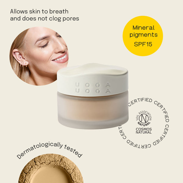 Uoga Uoga Minerání pudrový make-up s jantarem (10 g)