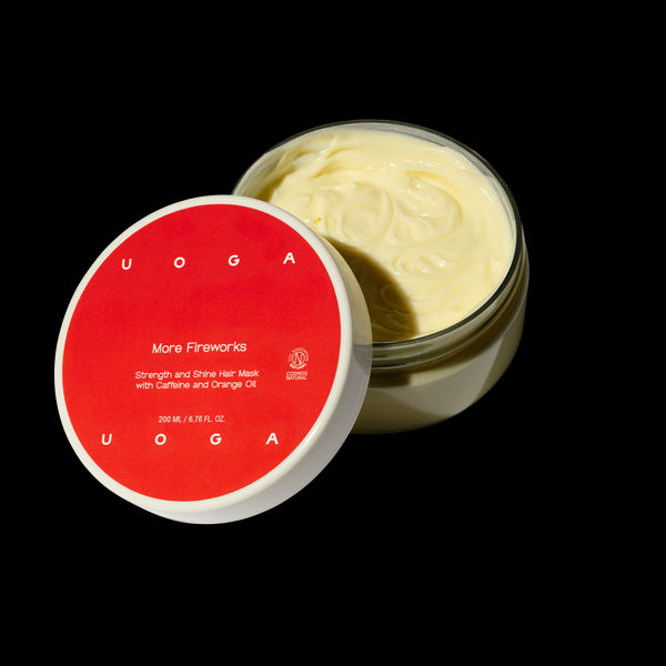Uoga Uoga Maska pro posílení a lesk vlasů More Fireworks (200 ml)