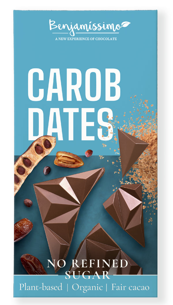 Benjamíssimo Čokoláda s karobem a datlemi bez přidaného cukru BIO (70 g)