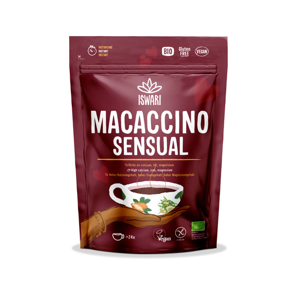 520081 Nápoj instantní Macaccino sensual 250 g BIO ISWARI -1