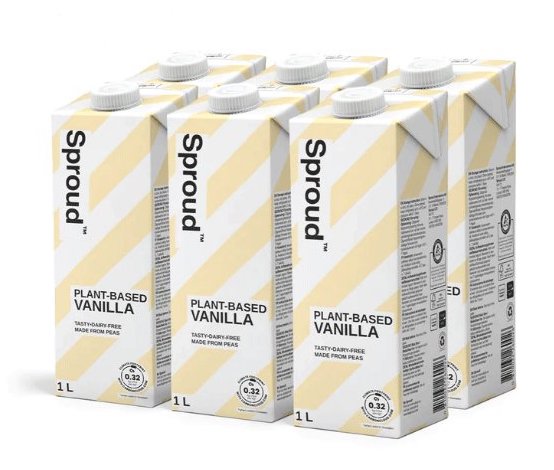 Sproud Hrachový nápoj vanilkový slazený (1 l)