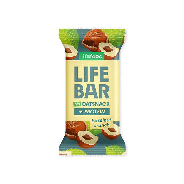 Lifefood Lifebar Oat protein snack Hazelnut crunch BIO (40 g)
