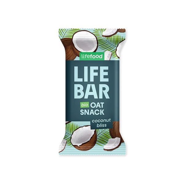 Lifefood Zvýhodněná sada 13 + 2 tyčinky zdarma - Lifebar Oat Snack Coconut Bliss BIO (15 x 40 g)