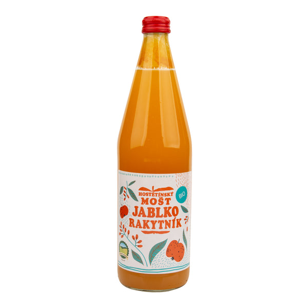 550067 Mošt jablečný s rakytníkem 750 ml BIO MOŠTÁRNA HOSTĚTÍN-1