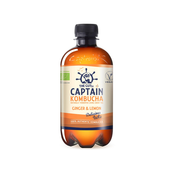 570085 Captain kombucha zázvor a citron 400 ml BIO THE GUTSY-1