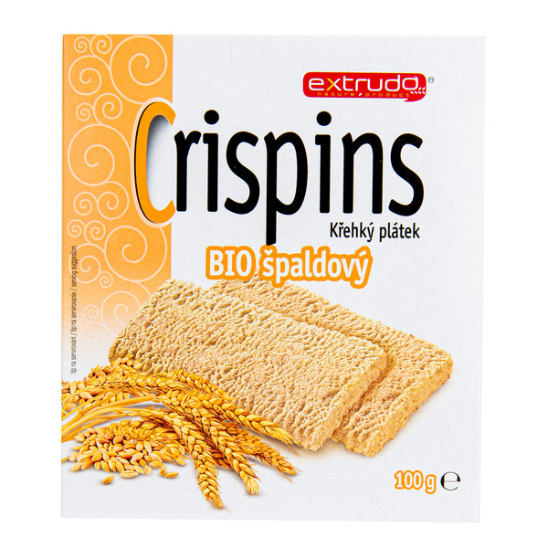 610011 Chlebíček vícezrnný špaldový Crispins 100 g BIO EXTRUDO-4