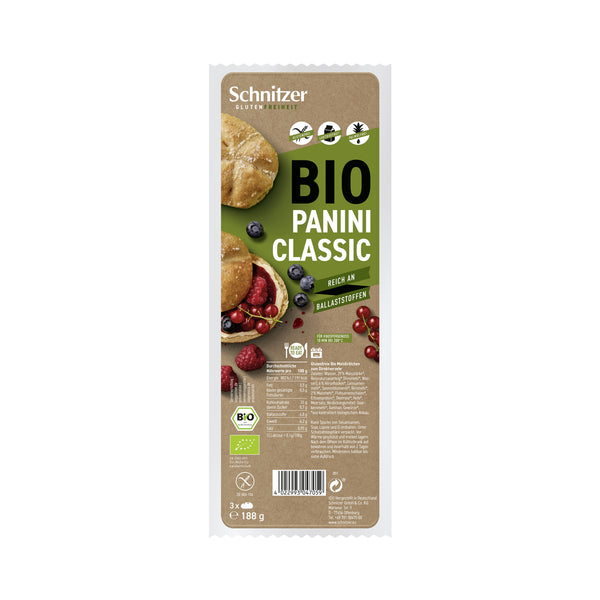 610079 Panini klasik bezlepkové 188 g BIO SCHNITZER-1
