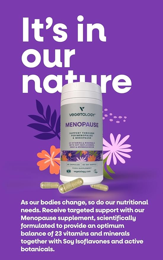 Vegetology Menopauza - Vitamíny a minerály pre ženy v prechode (60 kapsúl)