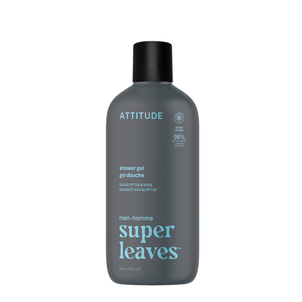 Attitude Pánský sprchový gel Super leaves - Eukalyptus & Šalvěj (415 ml)