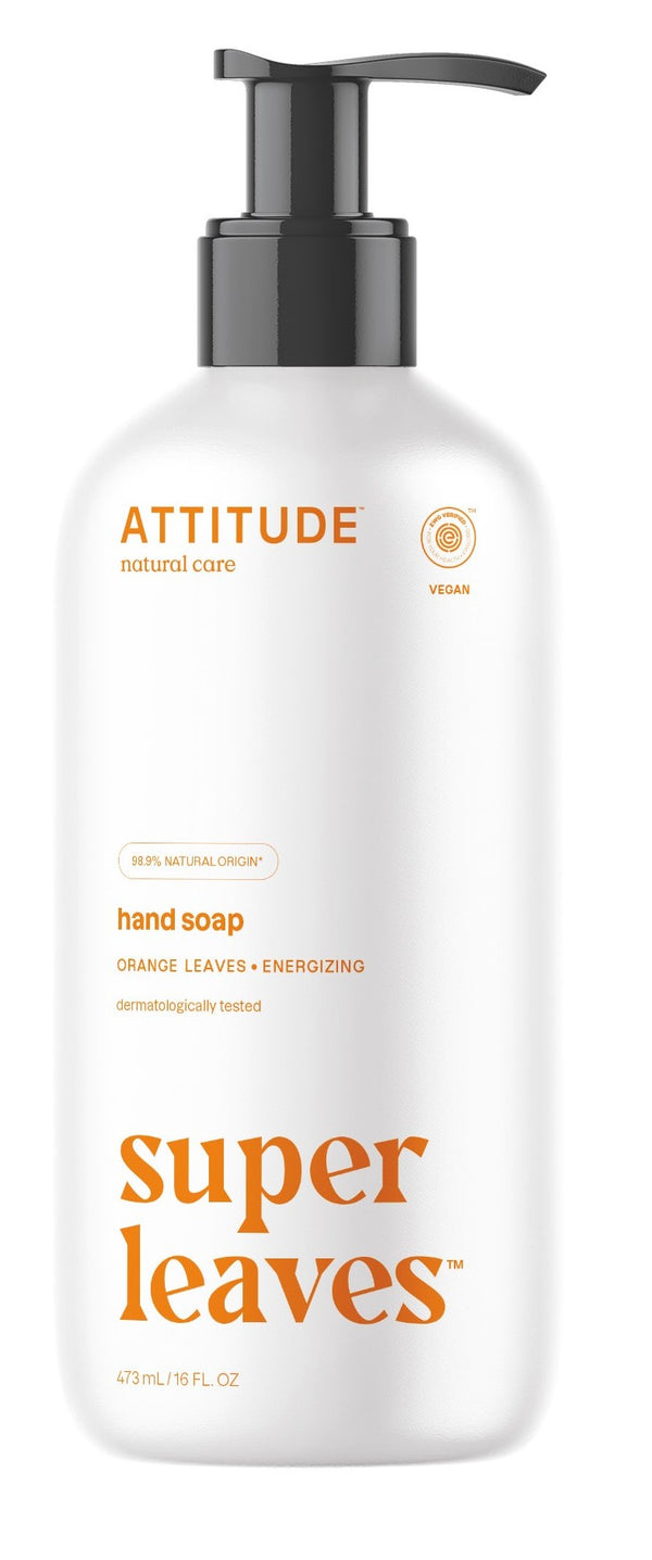 Attitude Tekuté mýdlo na ruce Super Leaves - pomerančové listy (473 ml)