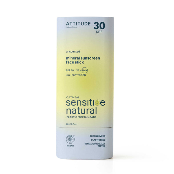 Attitude Opalovací krém v tyčince SPF 30 pro citlivou a atopickou pokožku - tvář a rty (20 g)