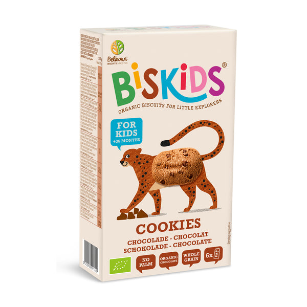 630278 Sušenky celozrnné dětské s belgickou čokoládou 36M+ 120 g BIO BISKIDS-2