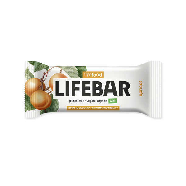 630294 Tyčinka Lifebar meruňková RAW 40 g BIO LIFEFOOD-1