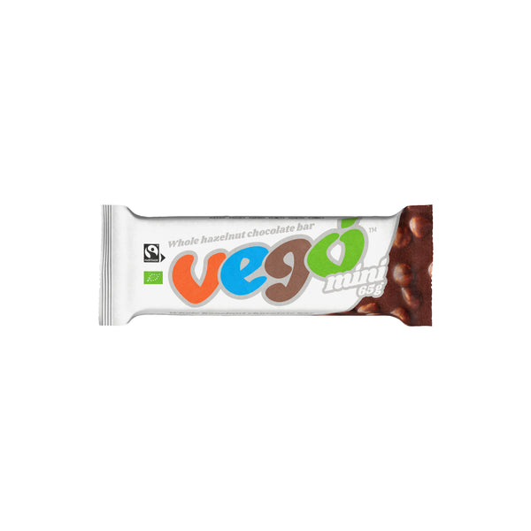 630385 Tyčinka čokoládová s lískovými ořechy mini 65 g BIO VEGO-1