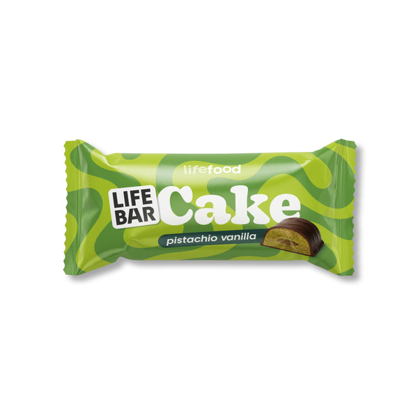 630417 Tyčinka Lifebar Cake pistácie a vanilka 35 g BIO LIFEFOOD-1