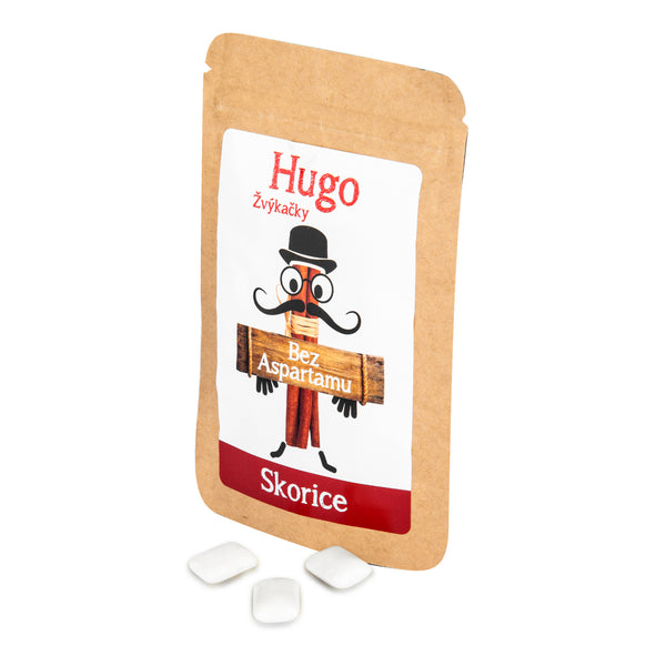 662166 Žvýkačky HUGO skořice 9 g VELEBA-2