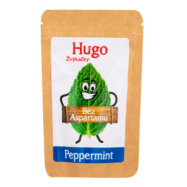 662169 Žvýkačky HUGO peppermint 45 g VELEBA-1