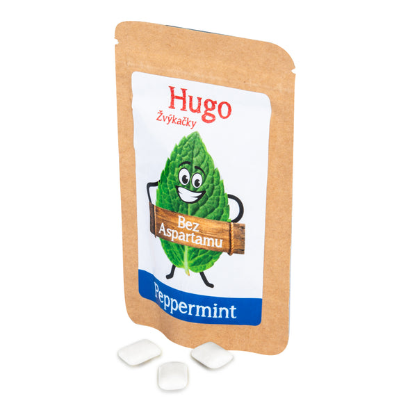 662169 Žvýkačky HUGO peppermint 45 g VELEBA-2