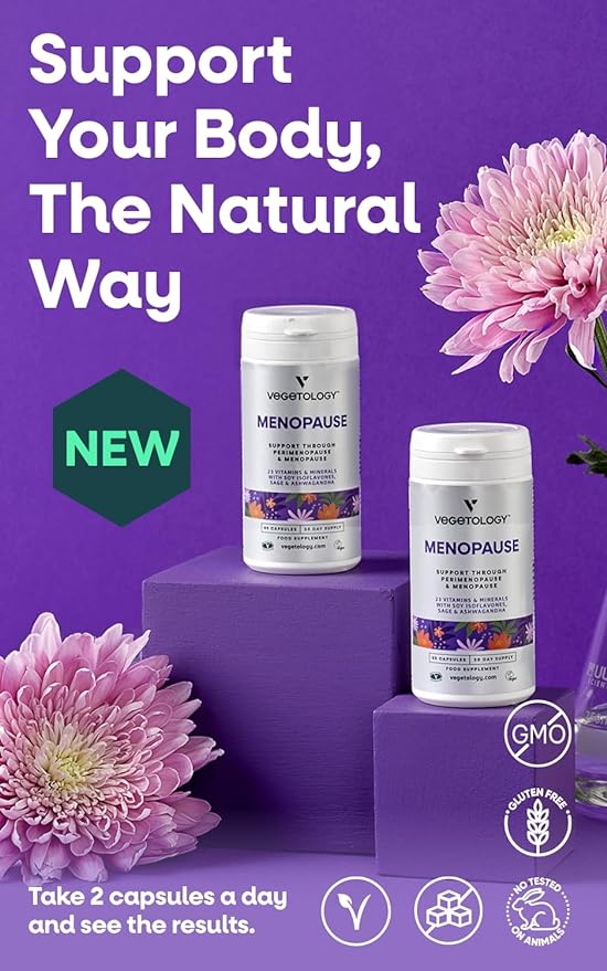 Vegetology Menopauza - Vitamíny a minerály pre ženy v prechode (60 kapsúl)