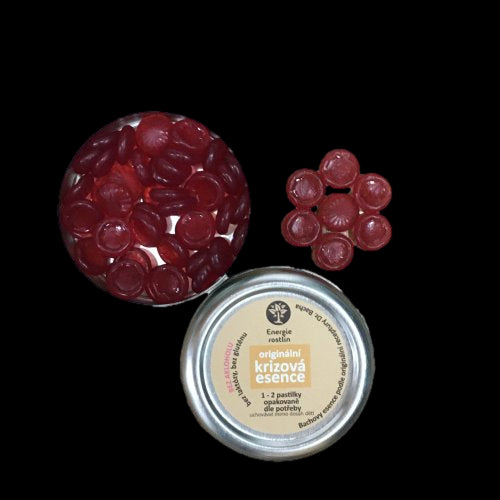 Energia rastlín Bachove esencie Krízová esencia - pastilky + prehr. náplň (50 g + 100 g)