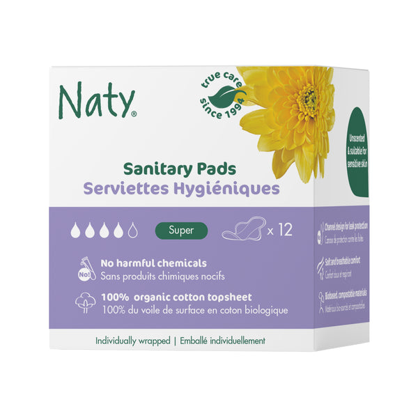 Naty Dámské vložky s křidélky - super (12 ks)